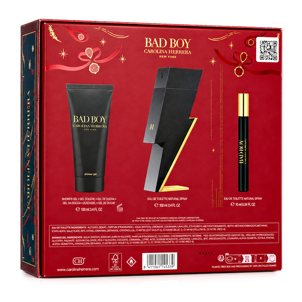 SC BAD BOY EDT 100 ML + GEL DE DUCHA 100 ML + PERFUMERO 10 ML 2