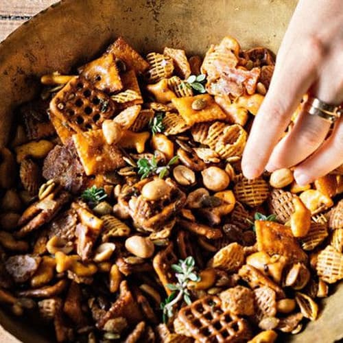 Spicy-Sweet Maple Snack Mix | Punchfork