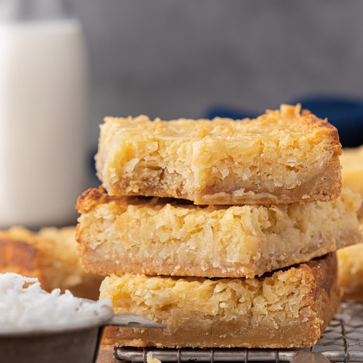 Coconut Macaroon Bars, image size:1200x1200