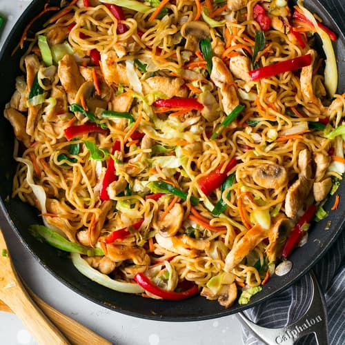 Chicken Yakisoba | Punchfork