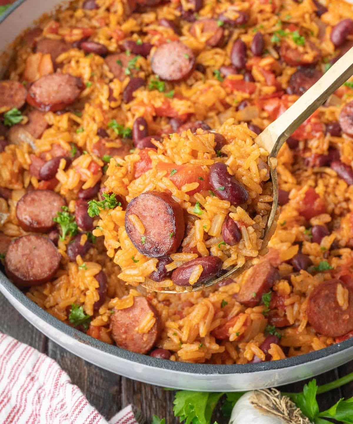 One-Pot Cajun Rice and Beans | Punchfork