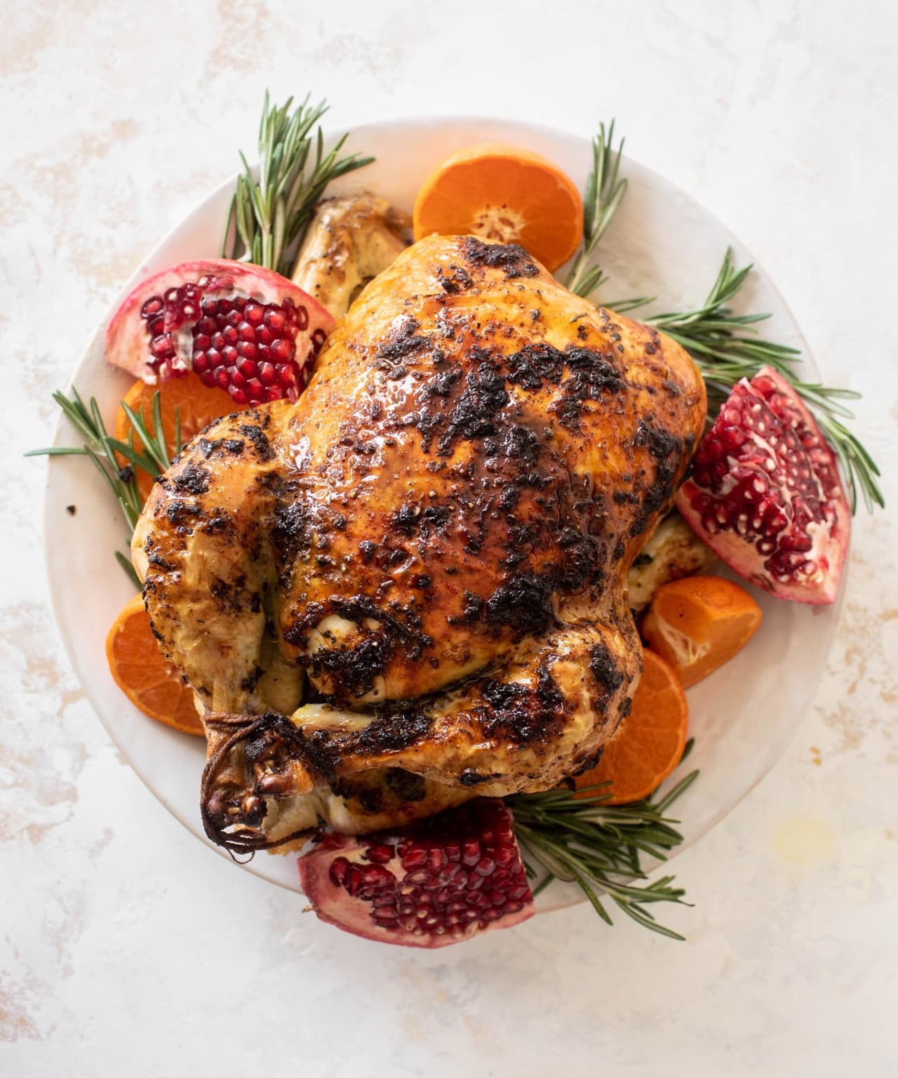 Whole Roasted Christmas Chicken | Punchfork