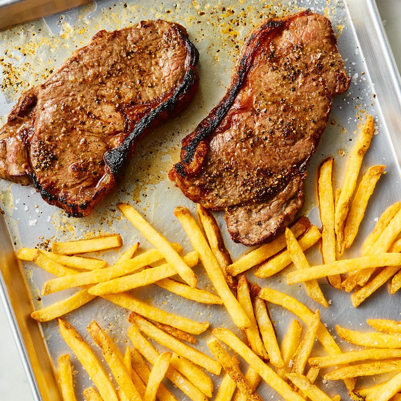 Sheet-Pan Steak Frites | Punchfork