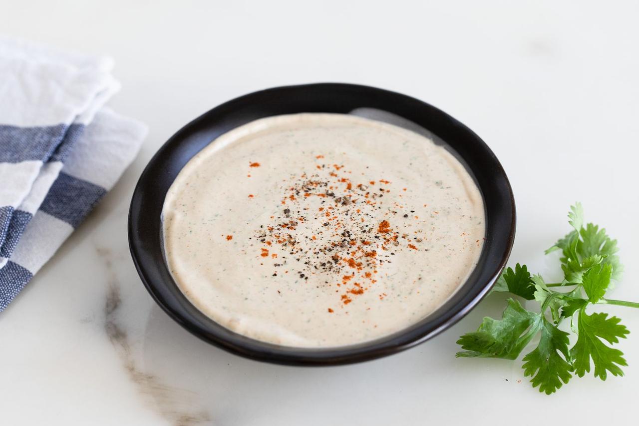 sour cream dressing Cucumber Salad with Horseradish Cream