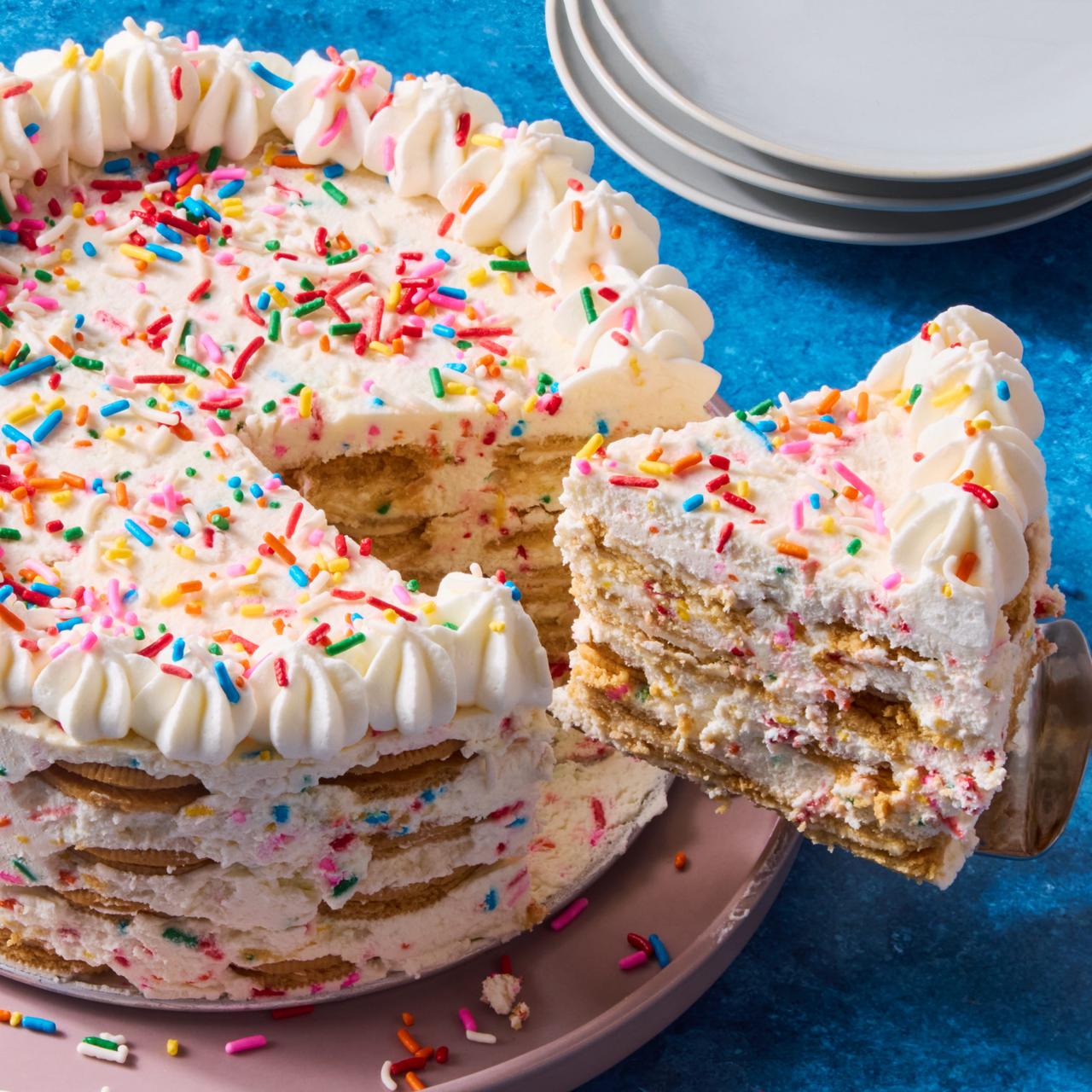 Funfetti Cheesecake Icebox Cake | Punchfork
