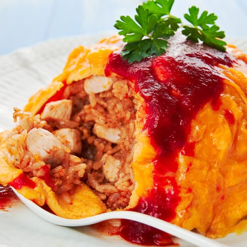 omurice TIKTOK MADE ME TRY IT: OMURICE 📍@oodle_ramen The VIRAL Omurice