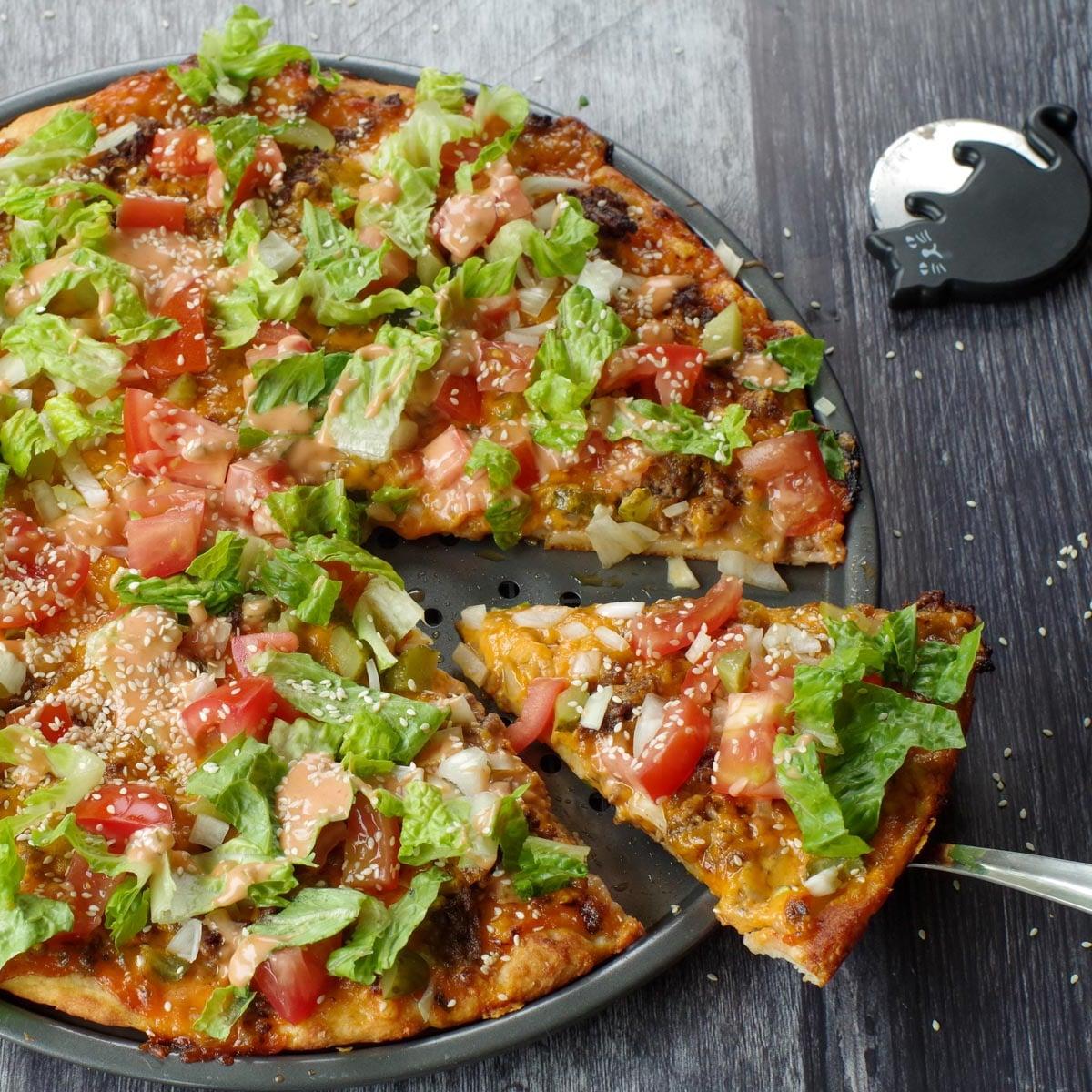 Healthy Big Mac Pizza | Punchfork