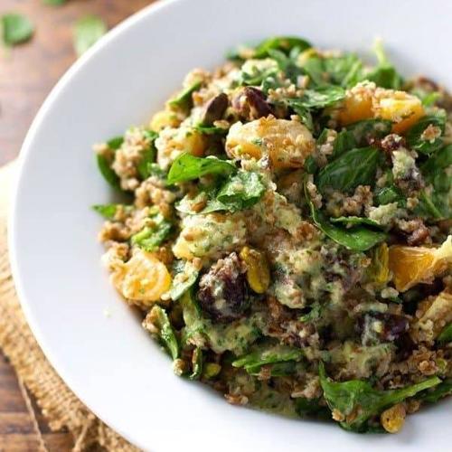 moroccan salad with orange cilantro dressing Orange Salad (Moroccan Style)