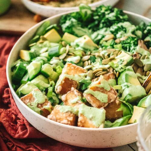 Green Goddess Tofu Bowl