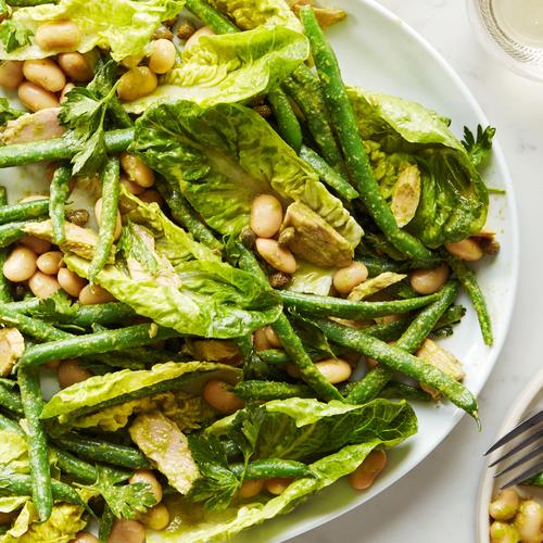 green bean and tuna salad with basil dressing breeches-1