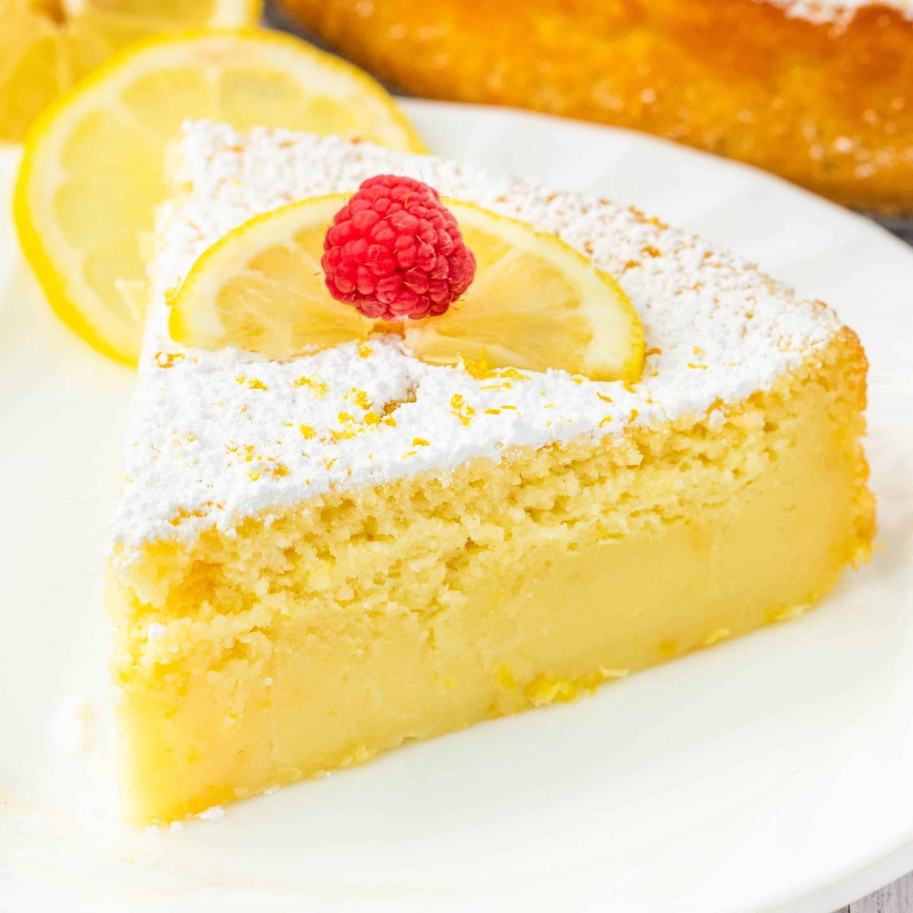 Lemon Magic Cake | Punchfork