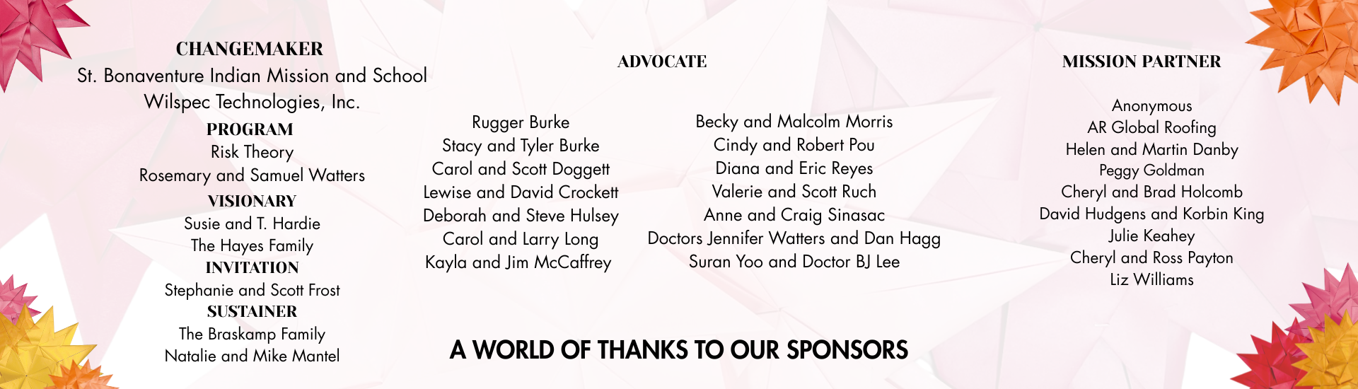 Sponsor banner   desktop