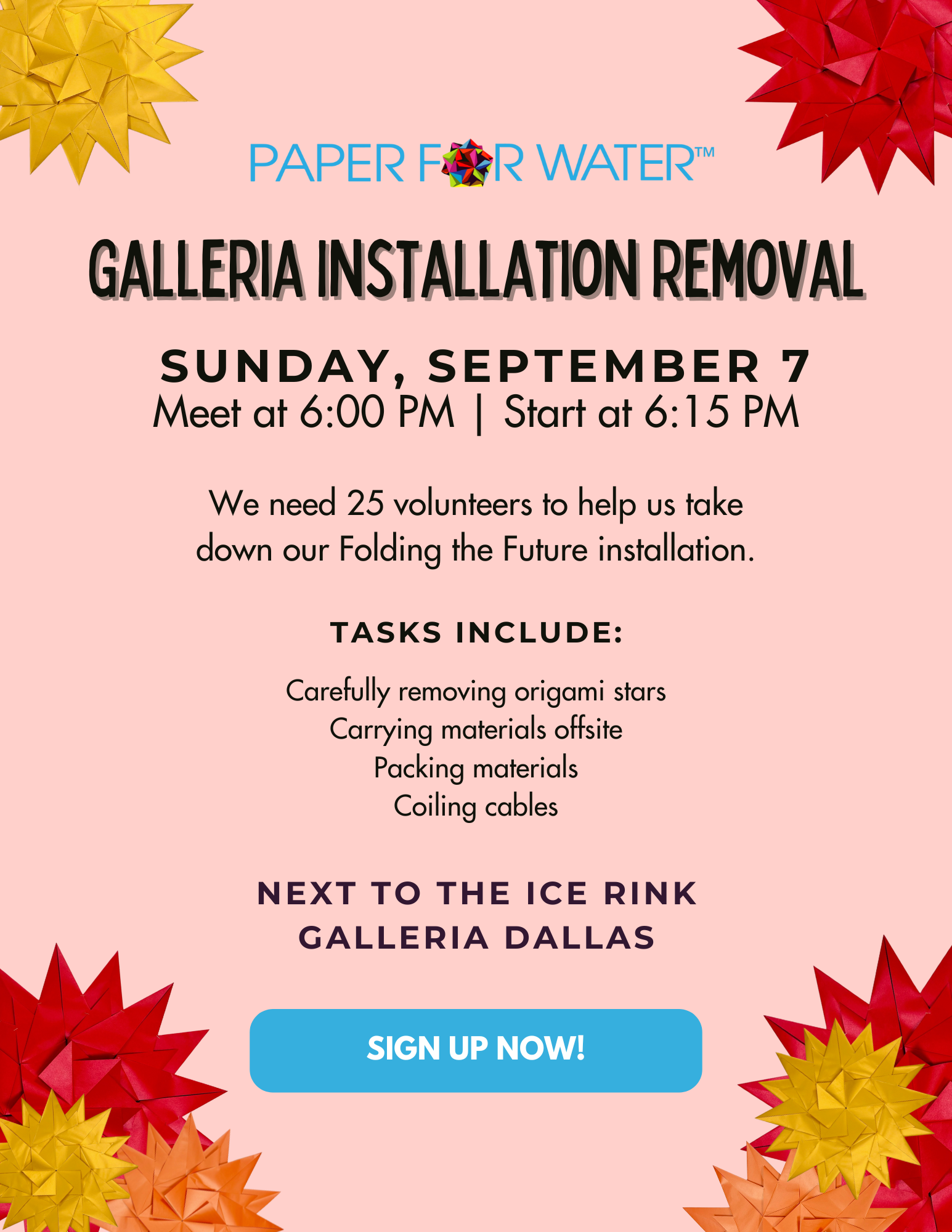 Installation takedown