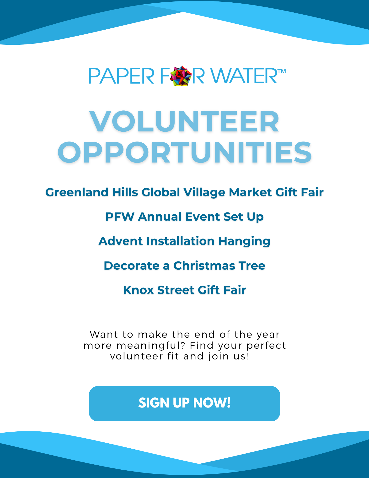 Volunteer opportunity   vince