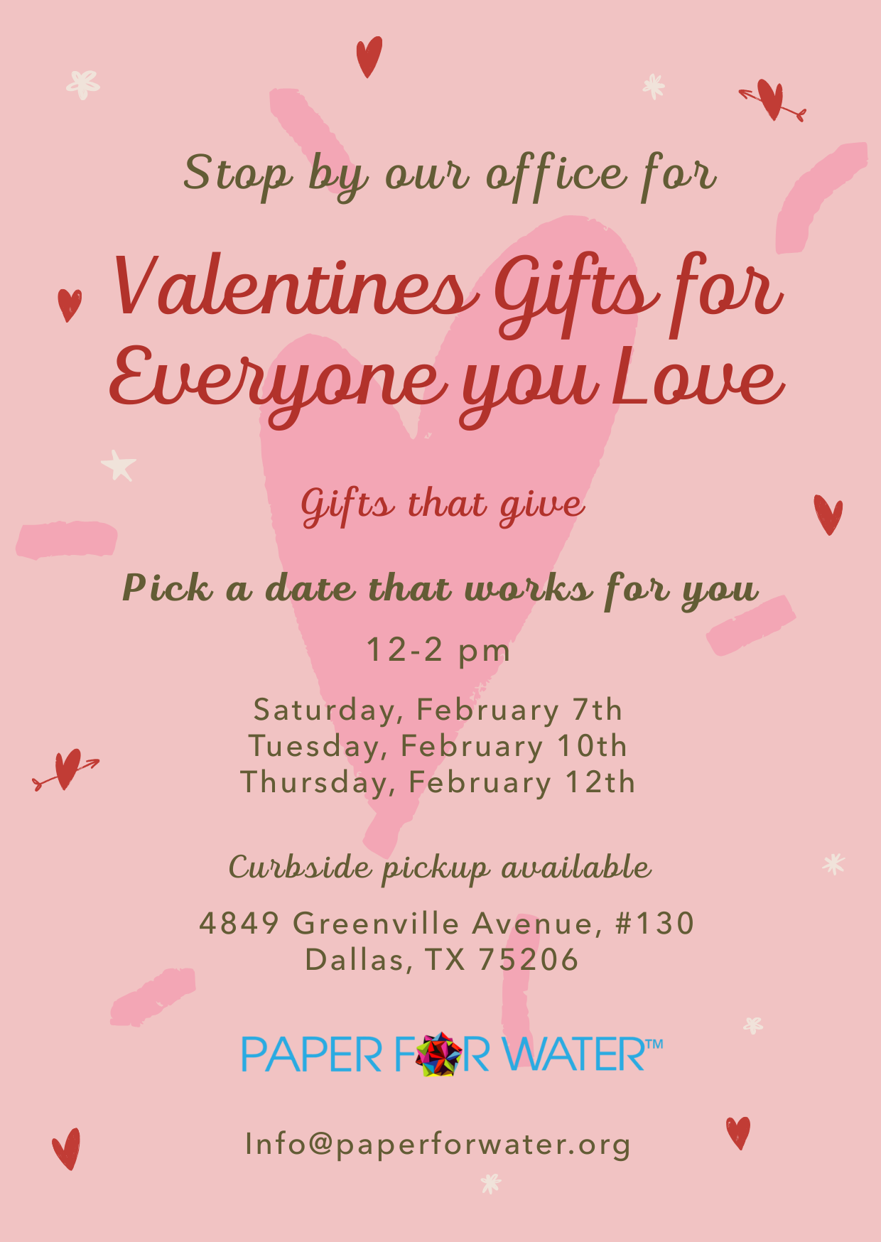 Pink red playful illustrated heart galentine%e2%80%99s day party virtual invitation