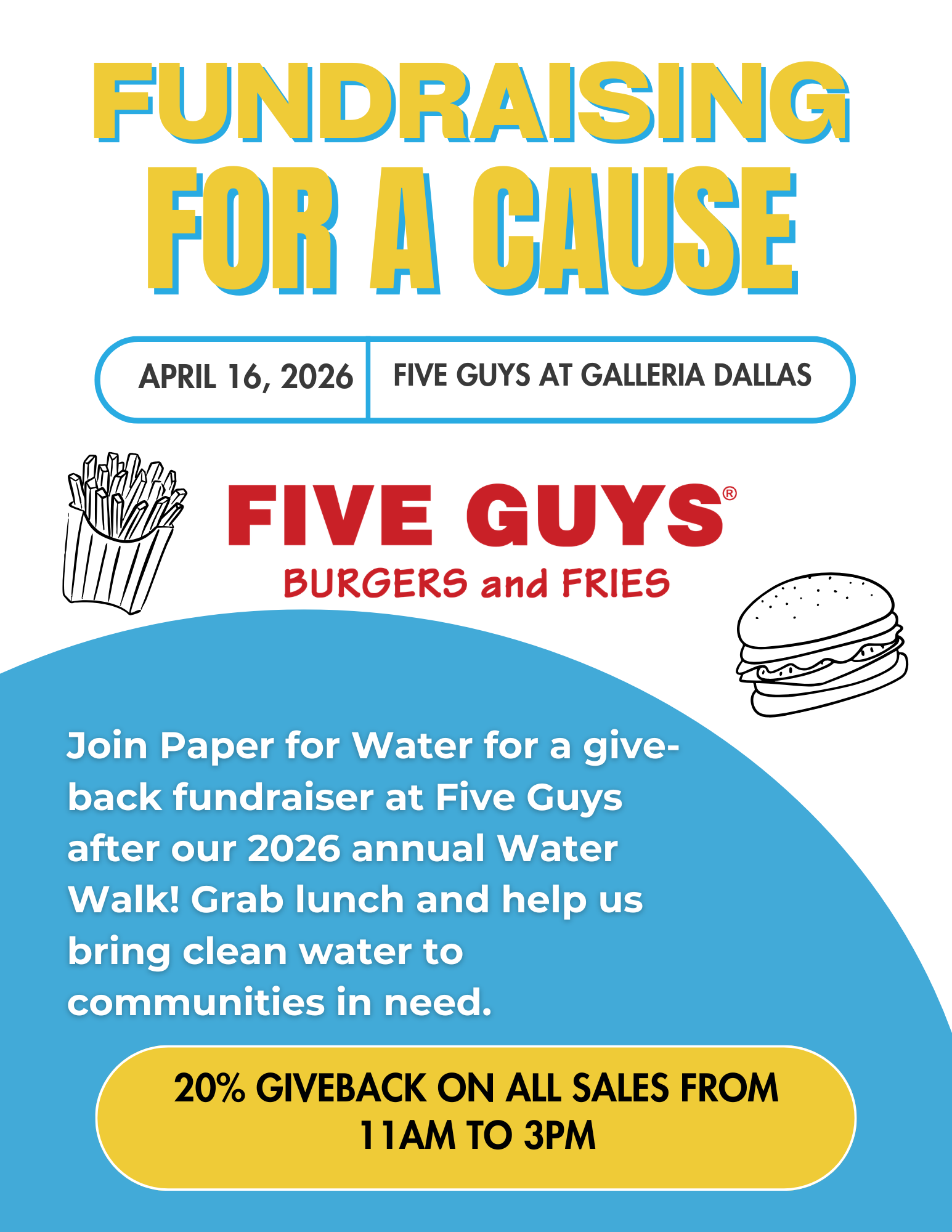 Fundraiser give back five guys 2026 %281%29
