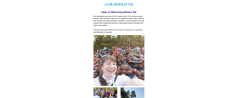 Newsletter website template