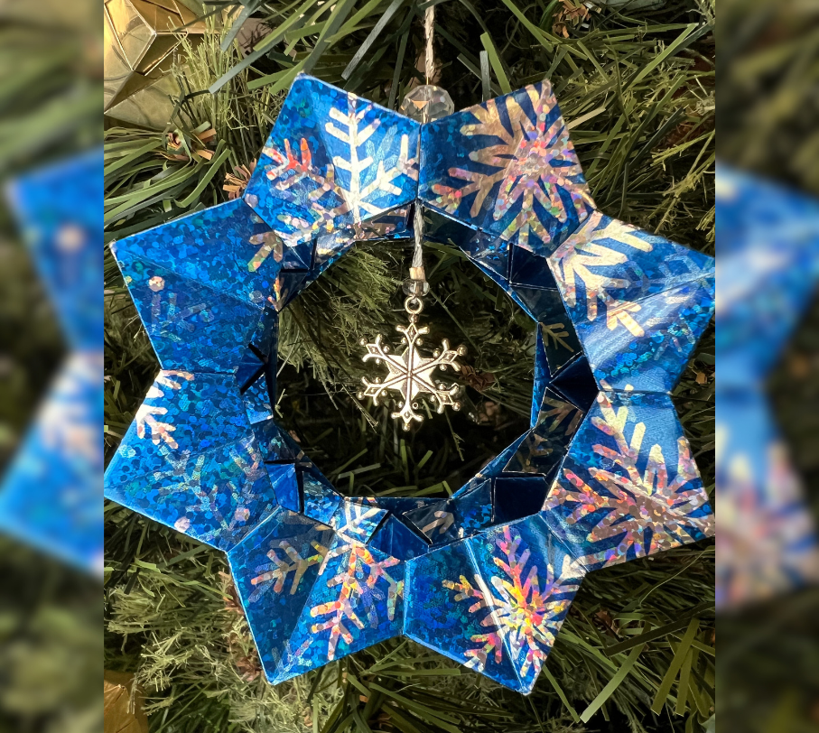 Snowflake crane wheel