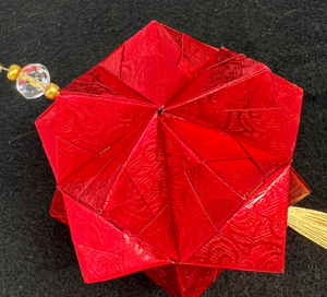 Red foil ornament    40 %282 available%29