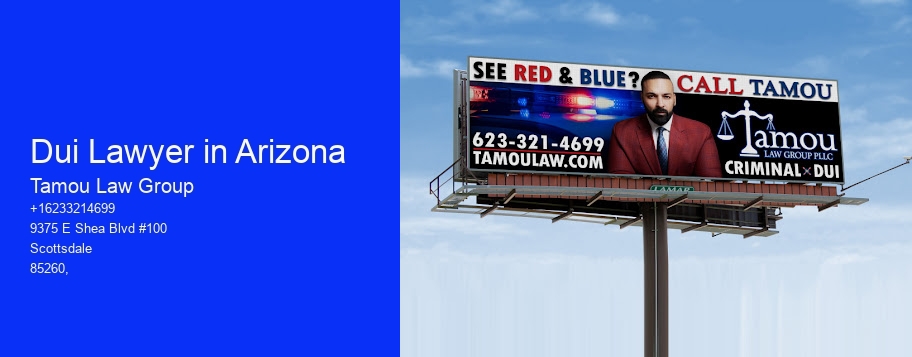 Dui Lawyer in Arizona