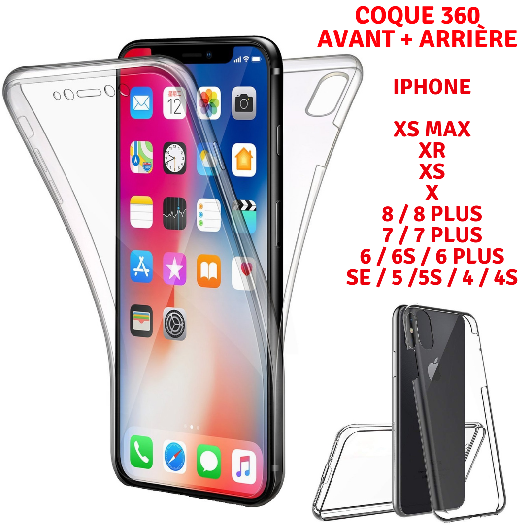 Coque Integrale 360 Protection Silicone Avant Arriere
