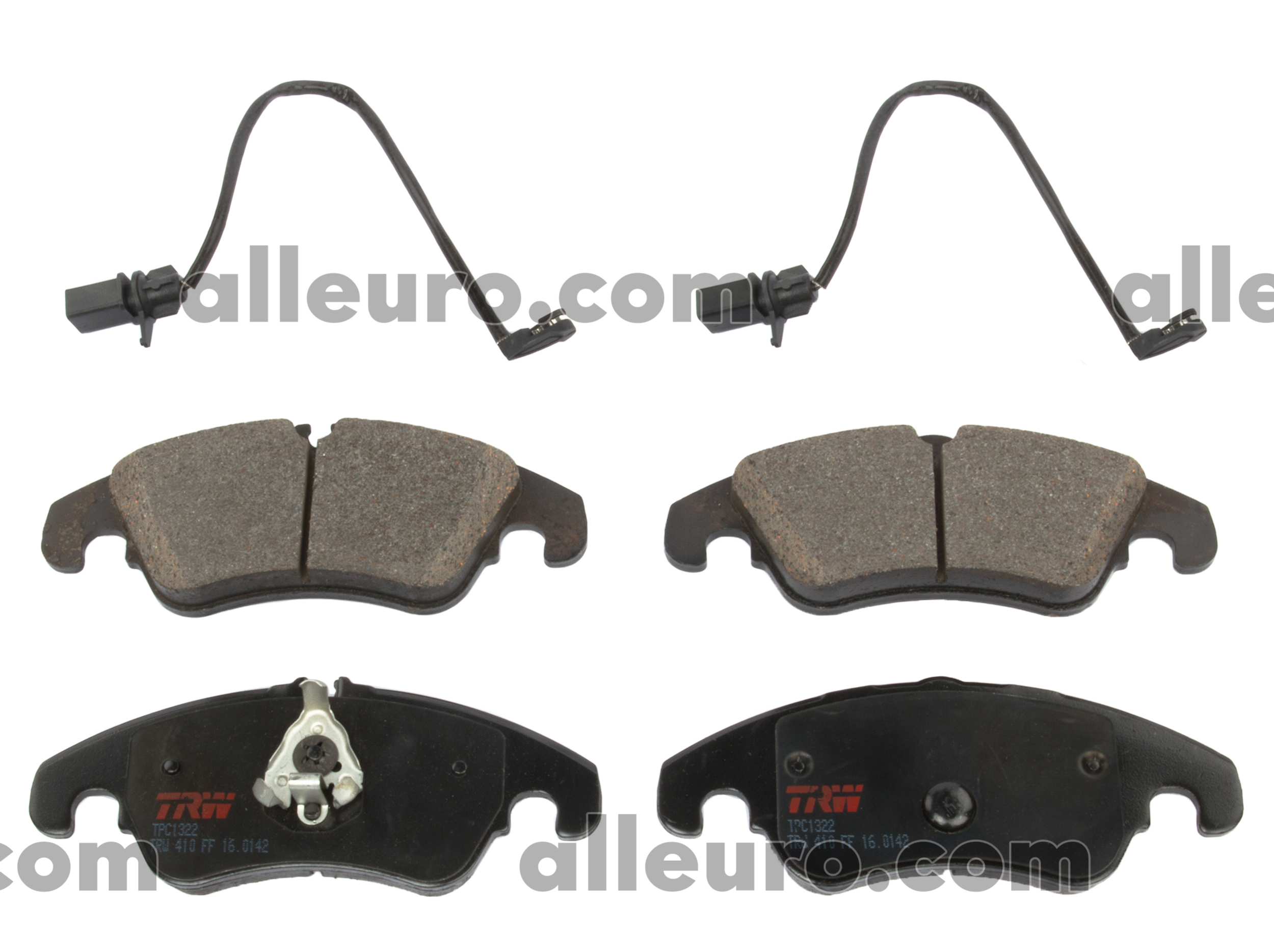 New Audi A4 TRW Rear Disc Brake Pad Set TPC1898 8W0698451N