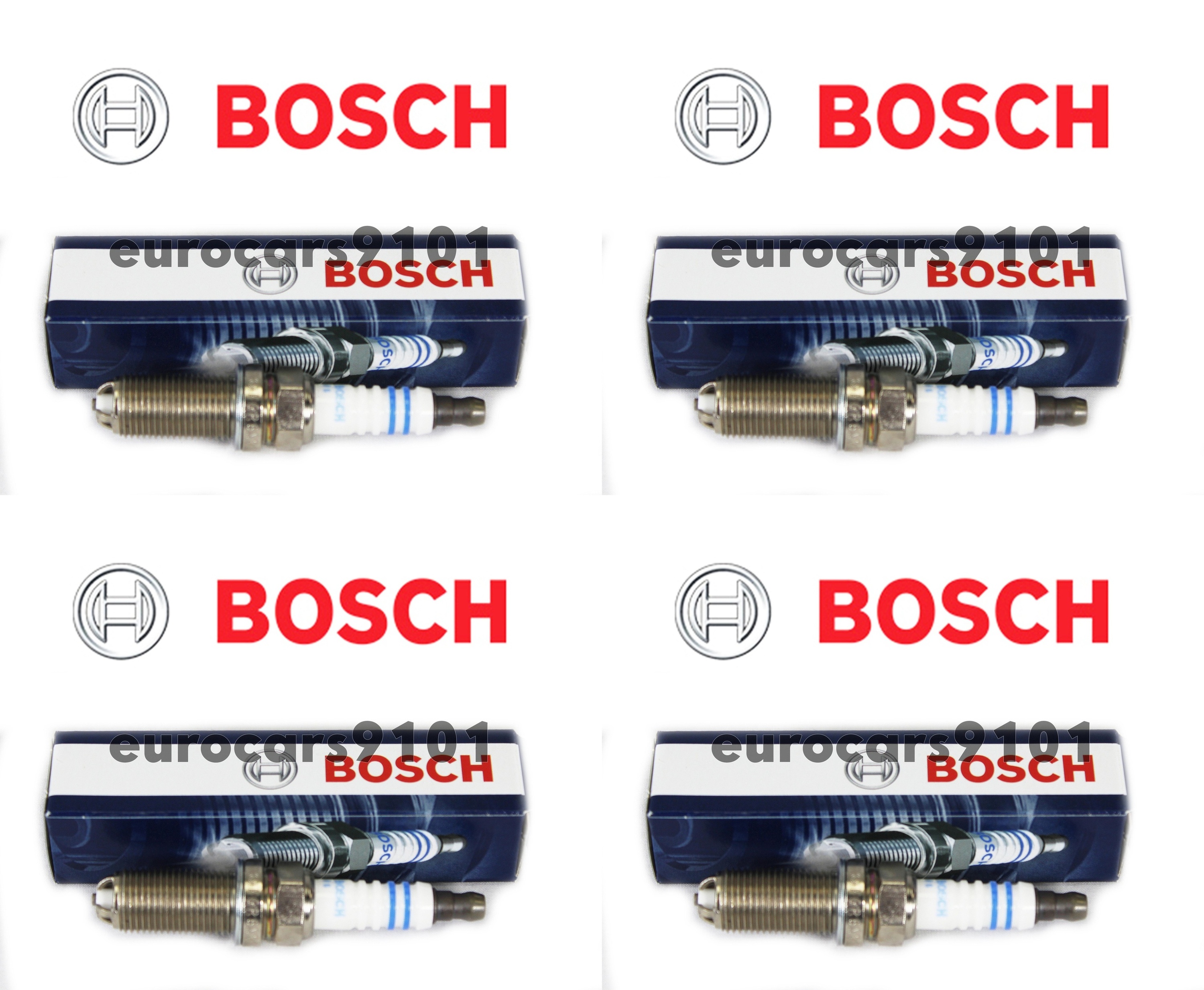 Volvo S40 Bosch Spark Plugs 0242240635 30650843 Set of 4