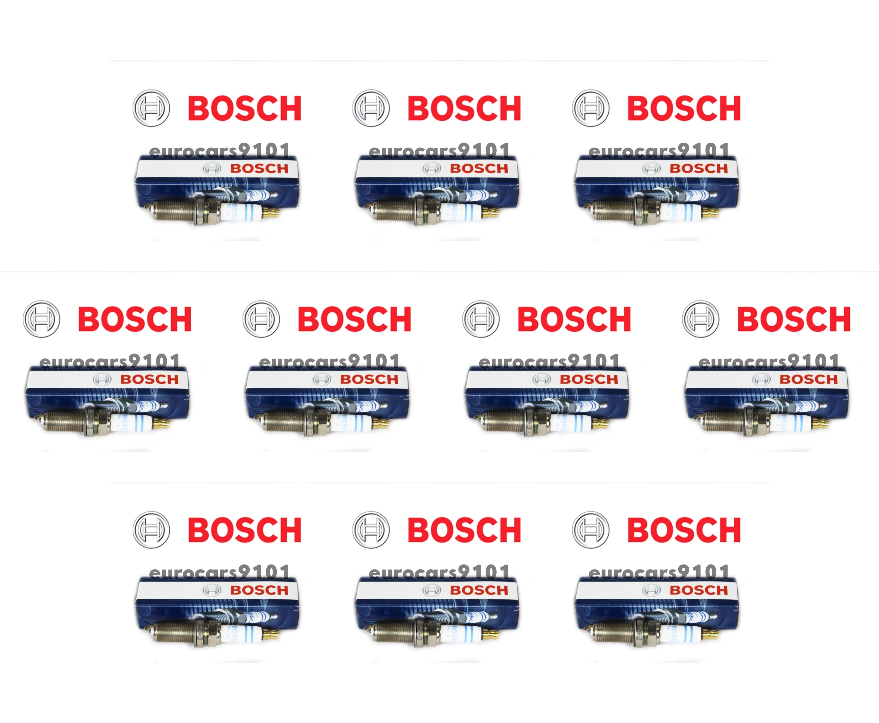 Set of 10 Porsche Cayenne Bosch Spark Plugs 0242240637 99917022890