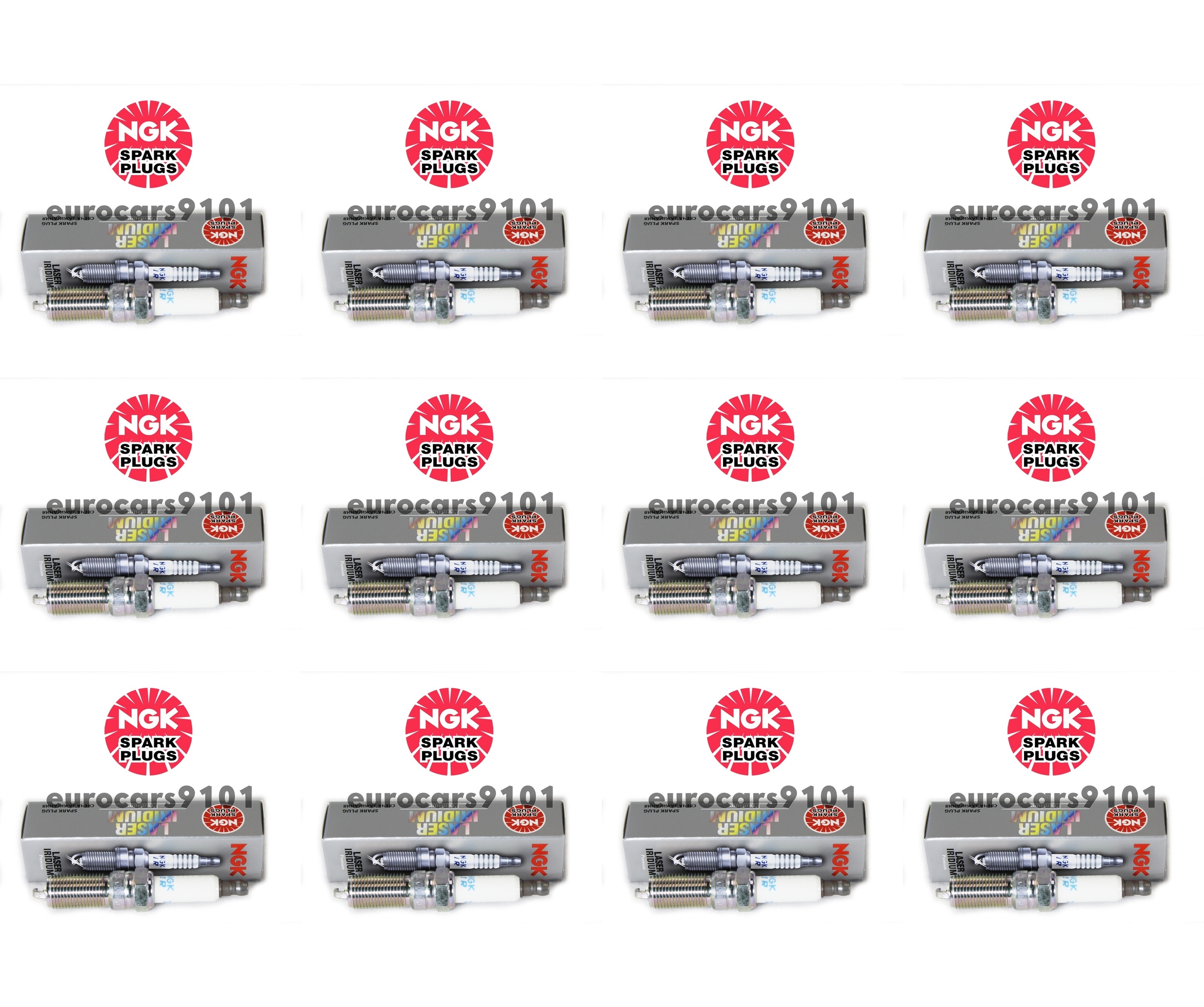 Set of 12 Saab 9-5 NGK Spark Plugs 5476 12620540