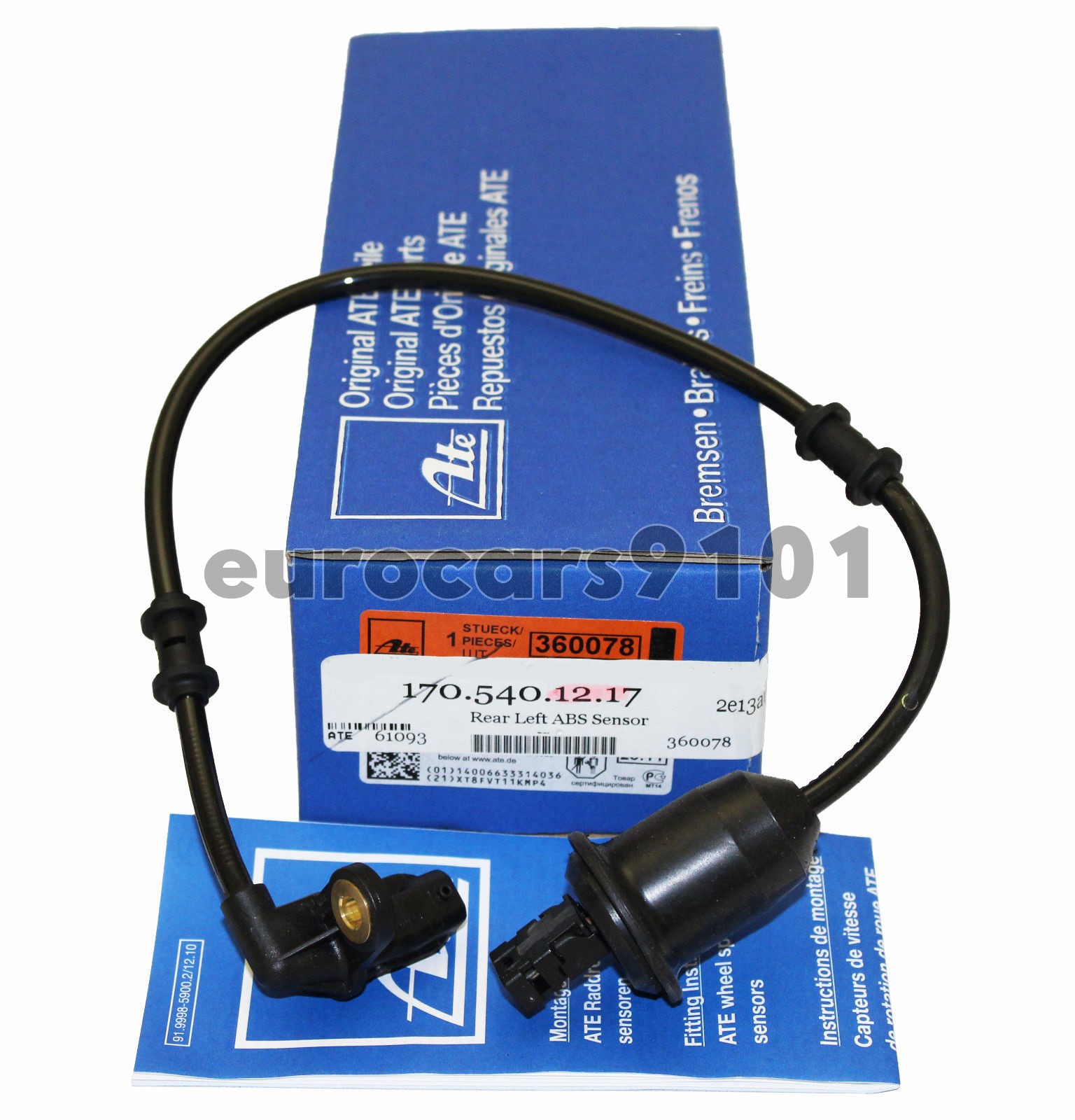 MERCEDES BENZ C230 FRONT RIGHT PASSENGER ABS BRAKE WHEEL SPEED SENSOR RWD 2002