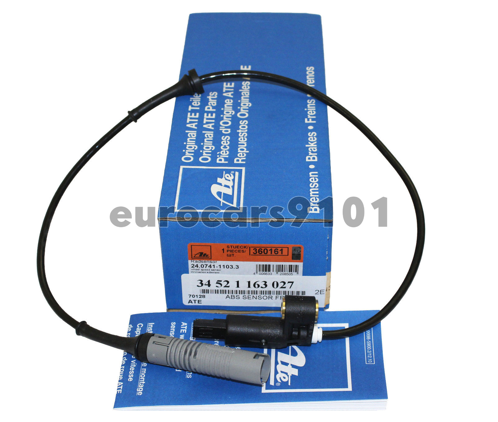 34521163027 ABS WHEEL SPEED SENSOR FRONT R//L BMW 325 328 Z3 34521163188 ALS432
