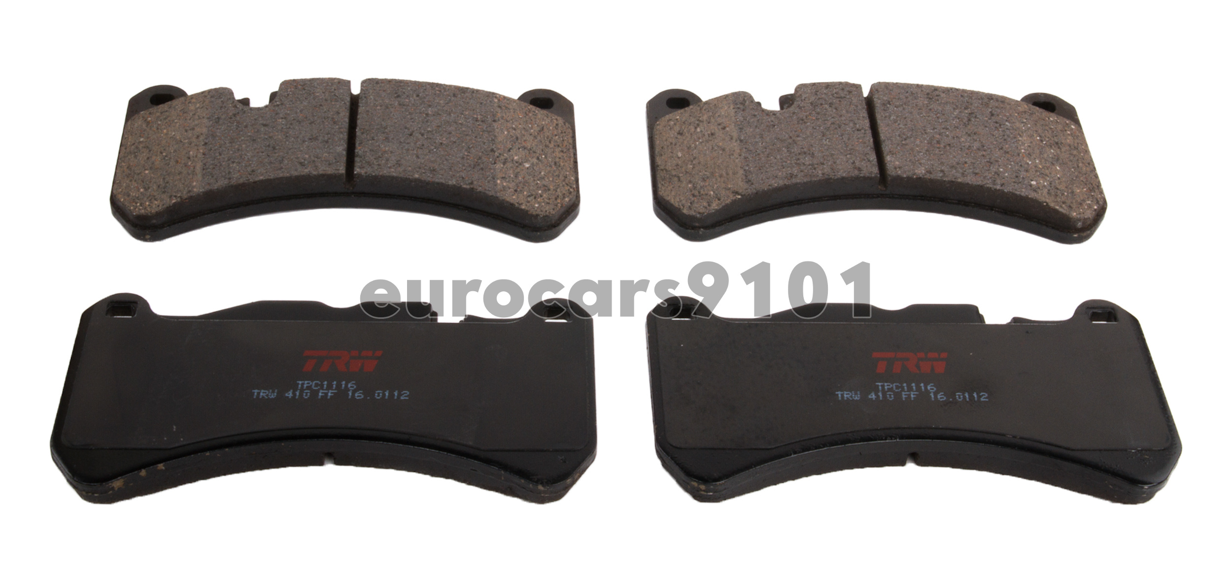 TRW Black TPC0984 Premium Ceramic Rear Disc Brake Pad Set TRW Automotive