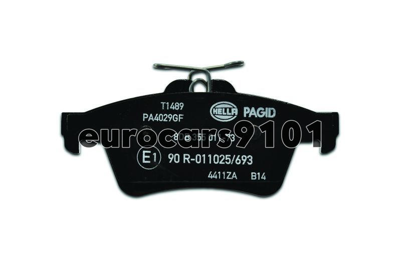 Jaguar S-Type Hella-PAGID Rear Disc Brake Pad Set 355018561 C2C40194 New