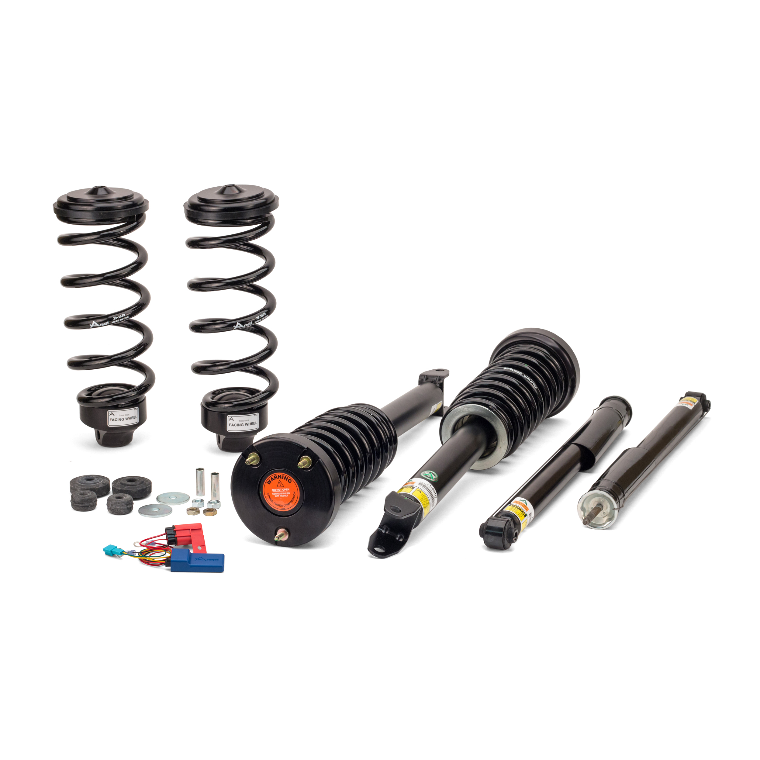 Mercedes Arnott Front and Rear Air Spring to Coil Spring Conversion Kit C-2278