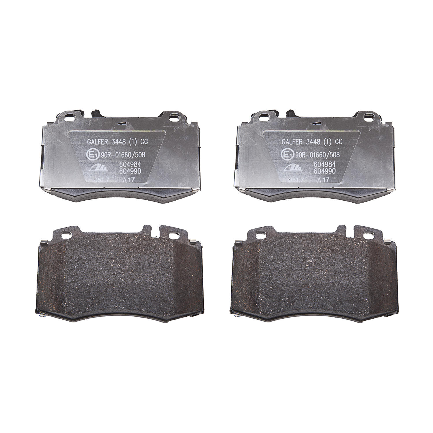 FRONT Semi-Metallic Brake Pads Fits 06 Mercedes-Benz E500