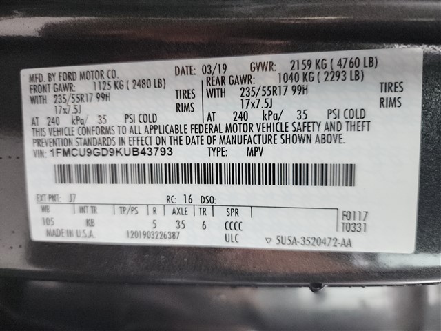 2019 Ford Escape SE - Photo 25