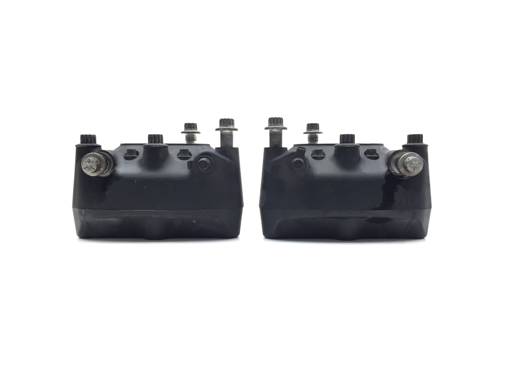 Left Right Front Brake Calipers Pads Set 2005 Harley Electra Ultra Classic EFI FLHTCUI 3219