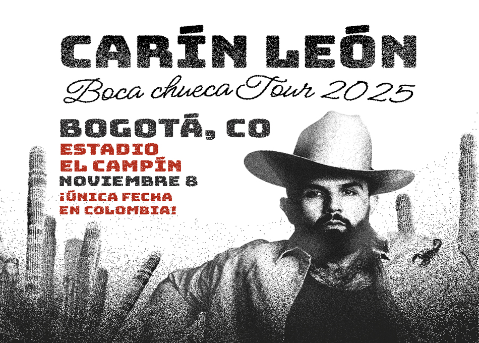  ¡Carín León en Vivo con 20% de Descuento en Tu Boleta!
