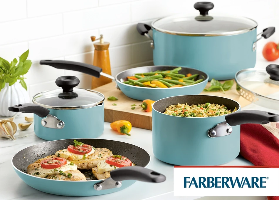 Paga 1 y lleva 2 en productos Farberware para tu cocina
