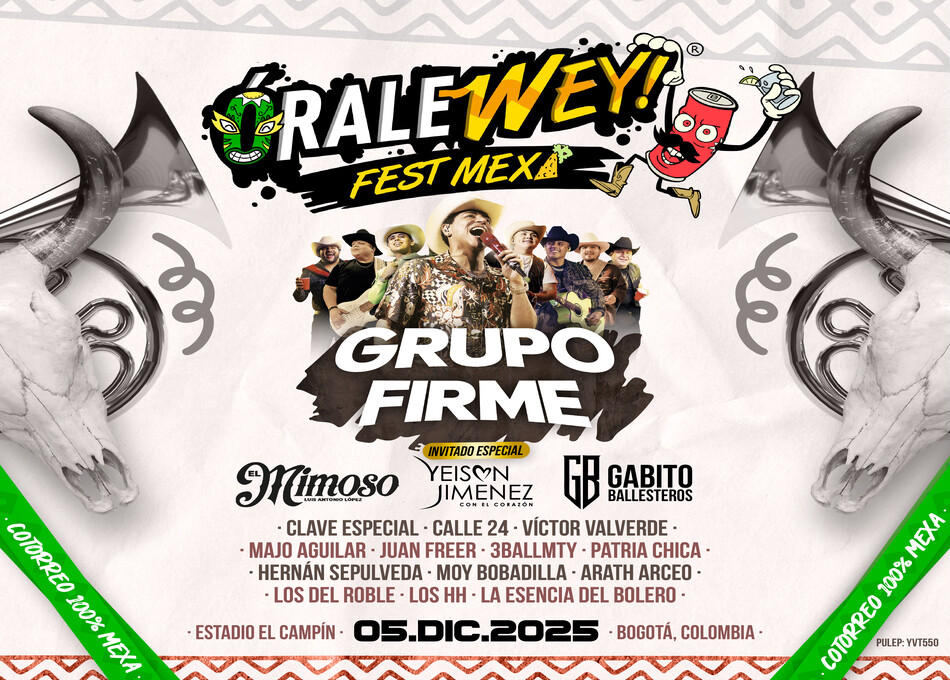  ¡20% de descuento en Tuboleta | ORALE WEY FEST MEX - Segunda Fecha!