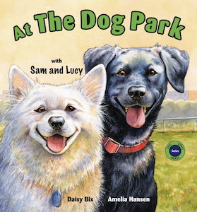 At the Dog Park with Sam and Lucy