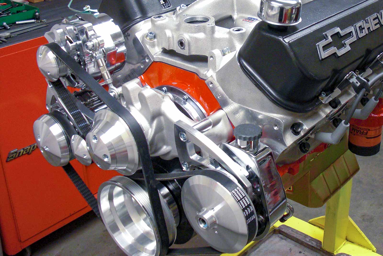 Serpentine Pulley Kit Alternator Power Steering Air Conditioning