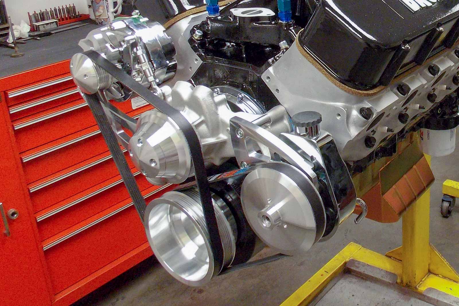 Serpentine Pulley Kit Alternator Power Steering