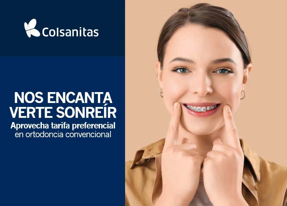 Clinicas dentales -- Ortodoncia convencional $3.600.000 