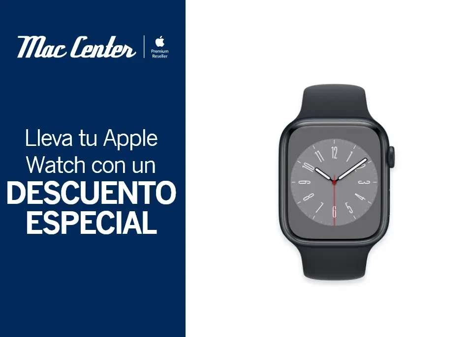 Lleva tu Apple Watch con 5% de descuento