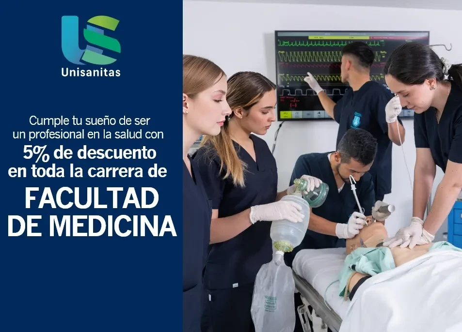 5% de descuento en toda la carrera de facultad de medicina