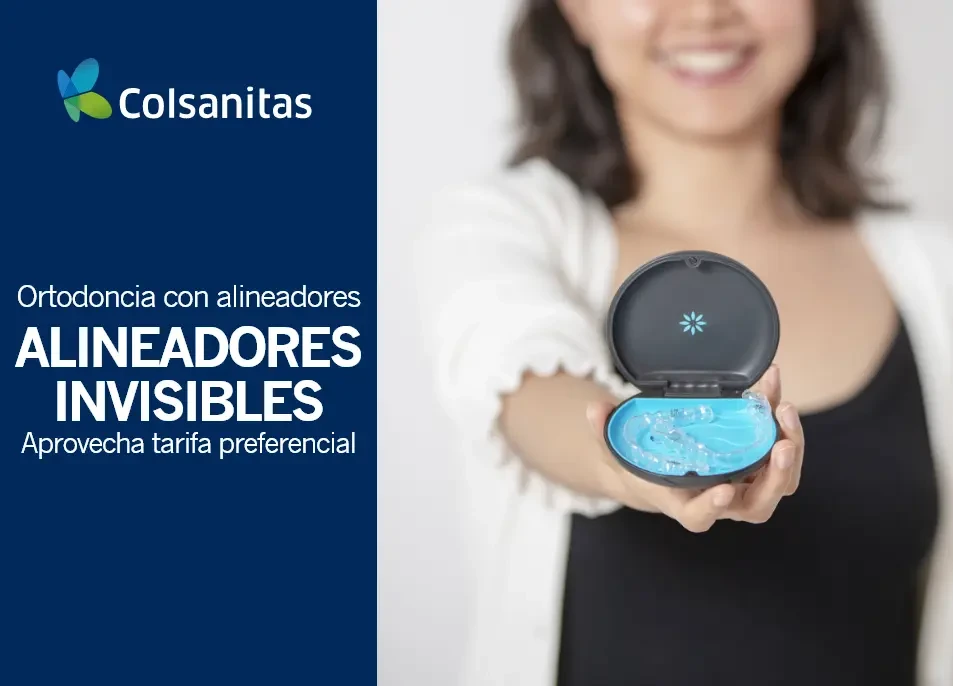 Ortodoncia con alineadores invisibles: tarifa preferencial 13% descuento.