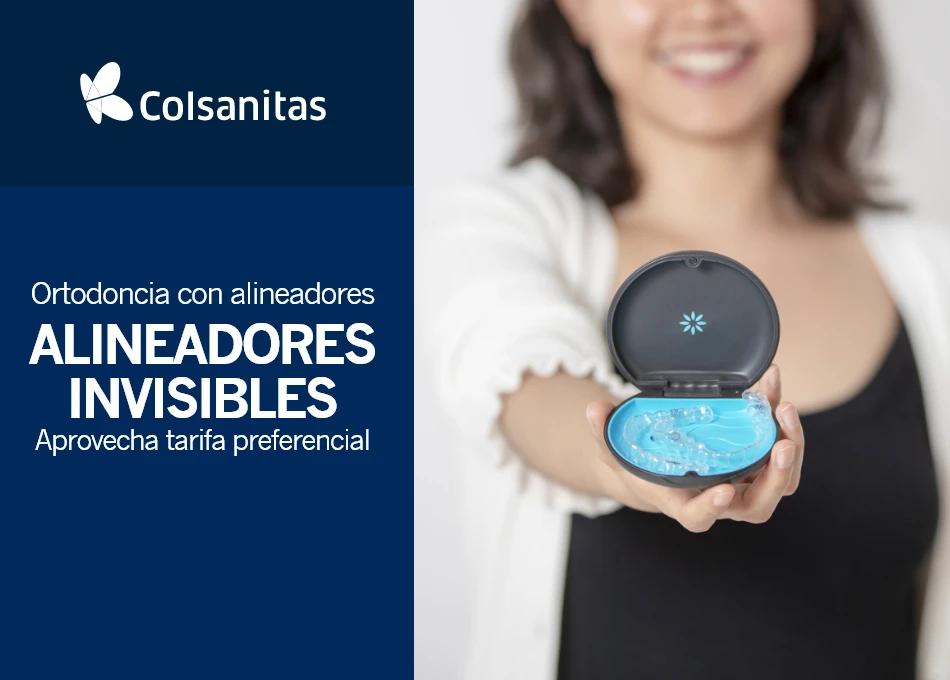 Ortodoncia con alineadores invisibles: tarifa preferencial 15% descuento.