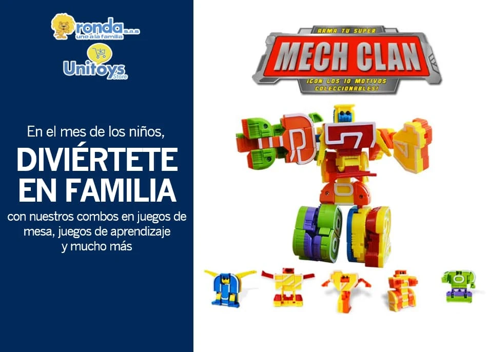 30% de descuento en marca Unitoys + envio gratis y obsequio por compras mayores a $100.000