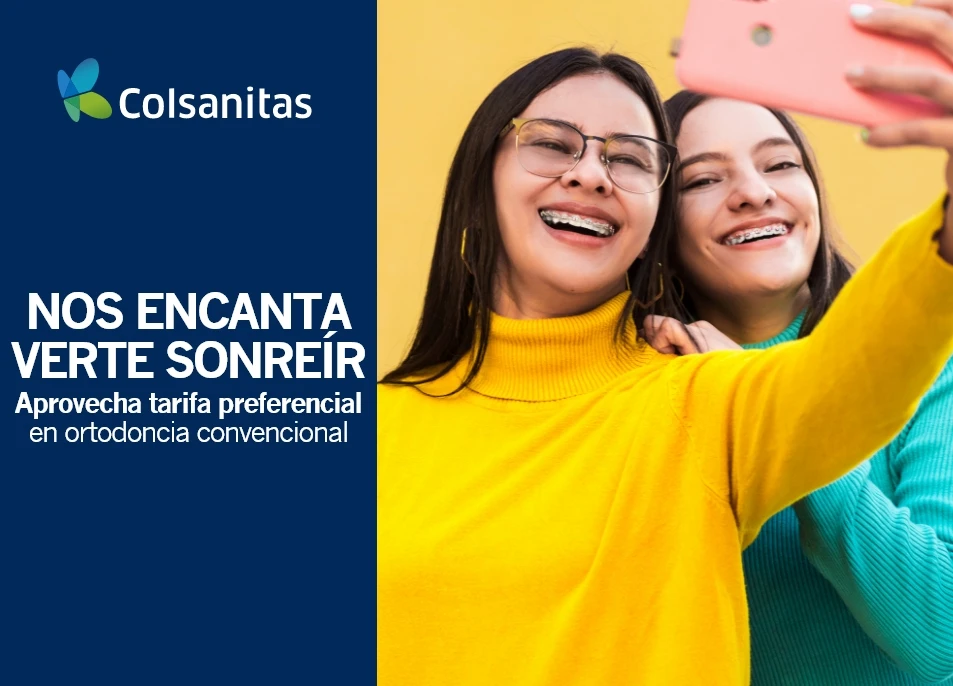 Ortodoncia convencional con tarifa preferencial $2.500.000